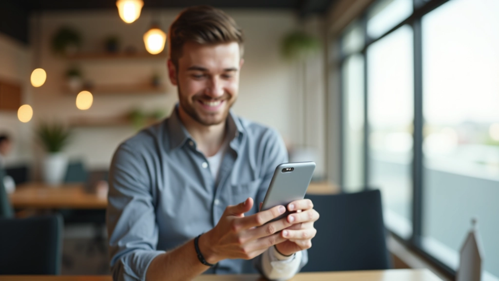 Modernus robotas interaktyviai padedantis rasti restoraną per žinutės funkciją